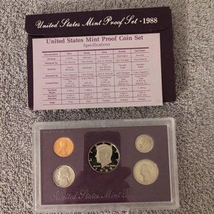 1988 United States Mint Proof Set